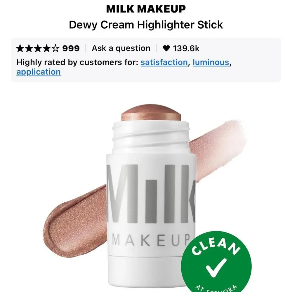Milk makeup cream highlighter